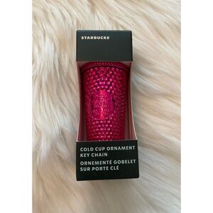 Starbucks Metallic Hot Pink Keychain Tumbler